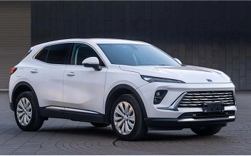 White SUV Car